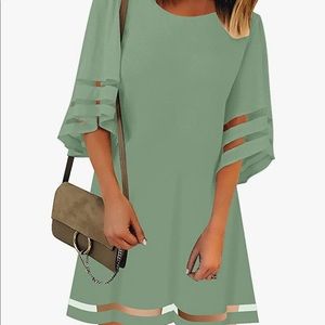 Dress size XL camp green